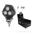 Venta caliente Mini Led Trabajo Luz 3 pulgadas Ronda 16 Luz de trabajo para camiones ATV ATV